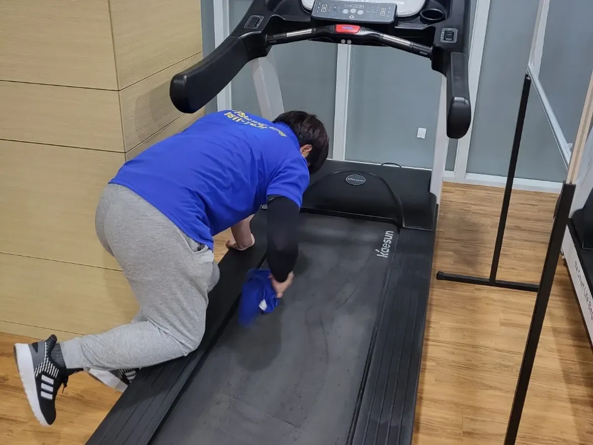서구 마륵동 피트니스 라커 검사실 위생청소 사례 - 행진크린